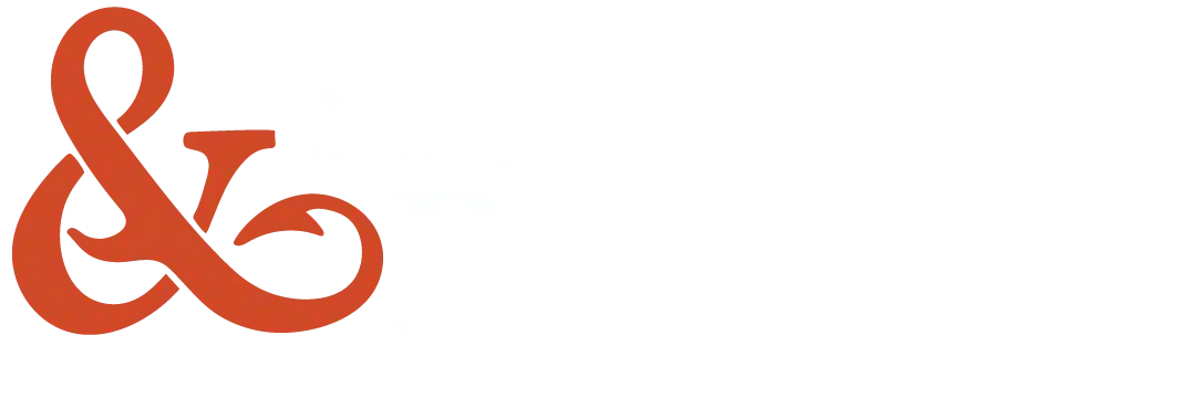 H&B logo with white lettering
