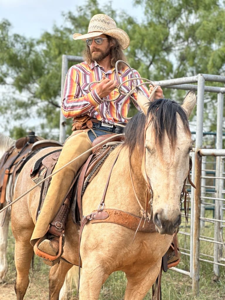 dale brisby on a horse