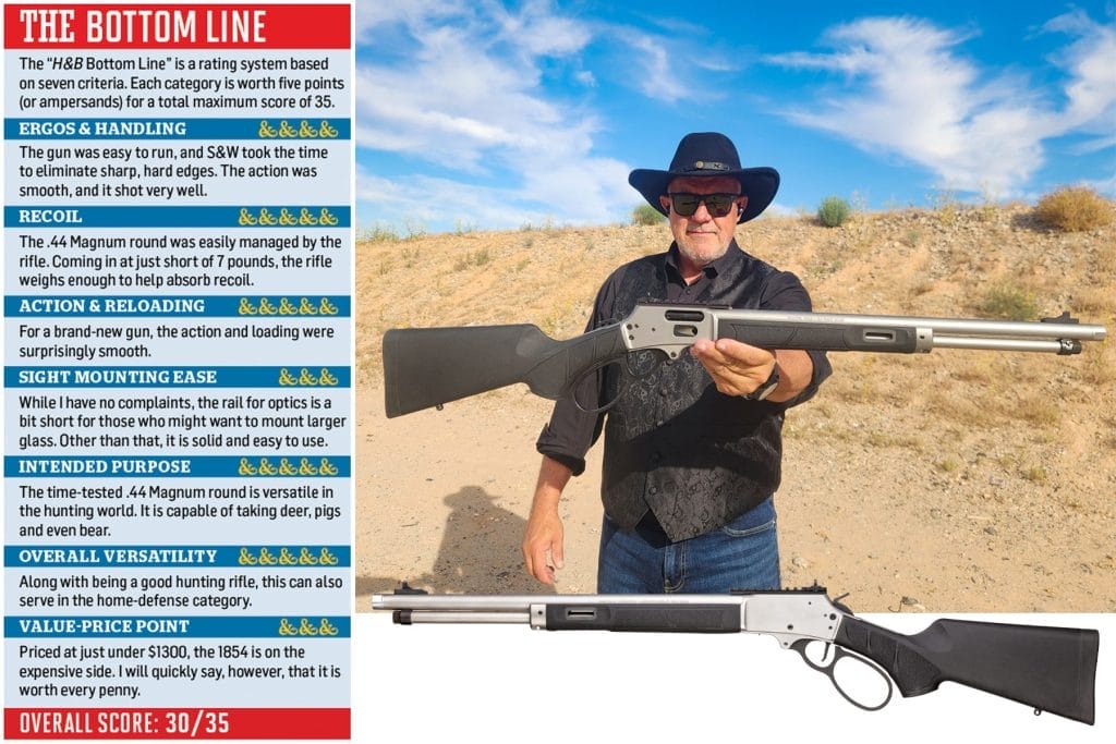 S&W 1854 .44 magnum lever-action rifle