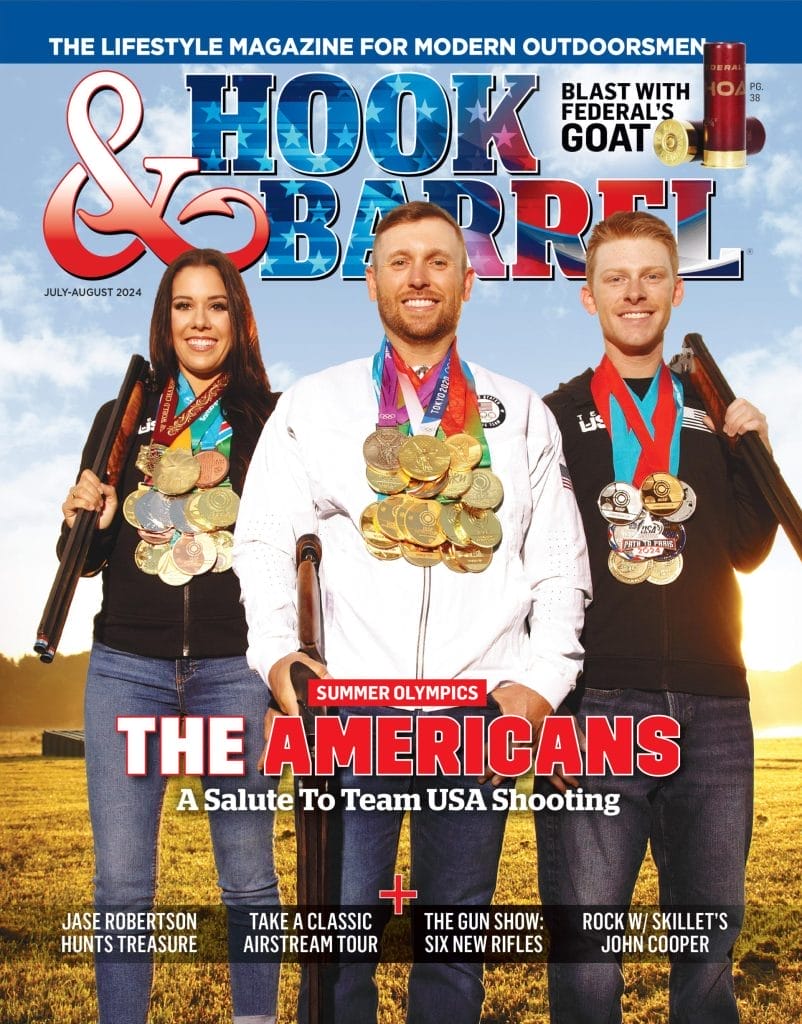 The U.S. Olympic Shooting Team Appears on the July - August Issue of Hook & Barrel.
