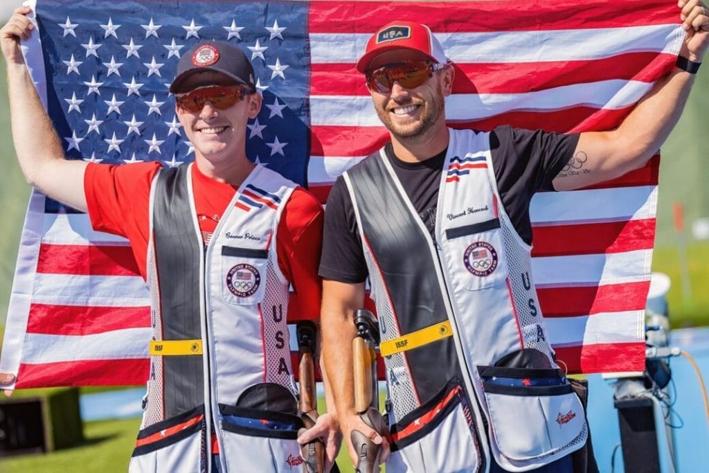 vincent hancock and connor prince win gold and silver in paris 2024 olympics