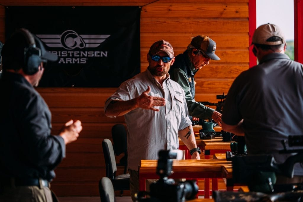 Expert instruction was provided by Christensen Arms staff as well as experts from Outdoor Solutions.