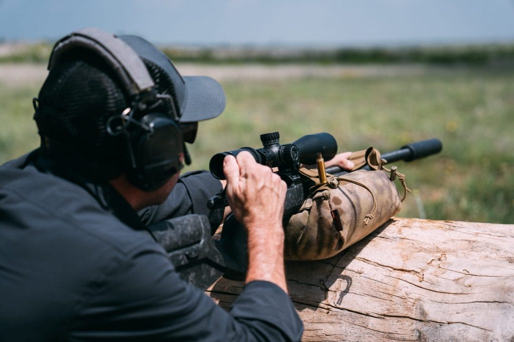 christensen arms MCR rifle with a zeiss scope