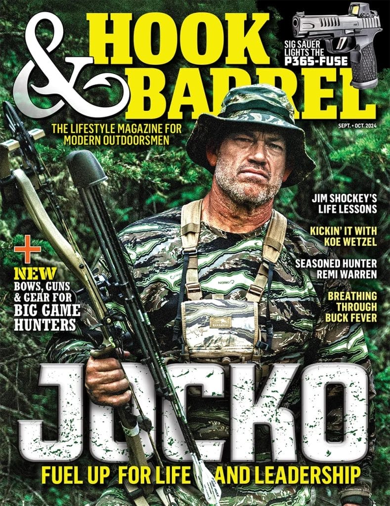 Former NAVY Seal turned media titan Jocko Willink graces the cover of Hook & Barrel Magazine.