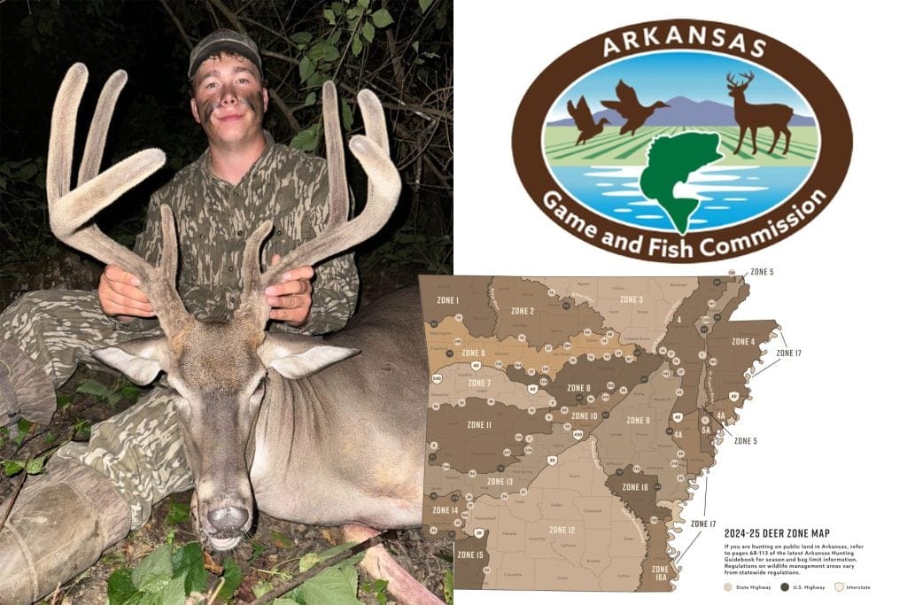 Akansas velvet buck early bow season 2025