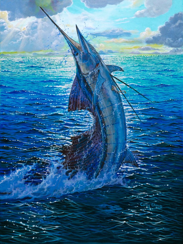 marine art fish painting carey chen pic 3